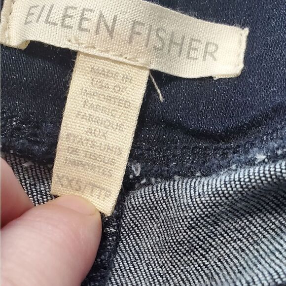 Eileen Fisher Blue Organic Cotton Jeggings - Picture 5 of 6